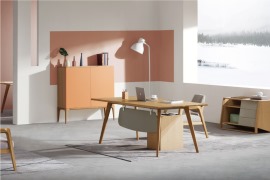 西安北欧风格办公桌椅图片